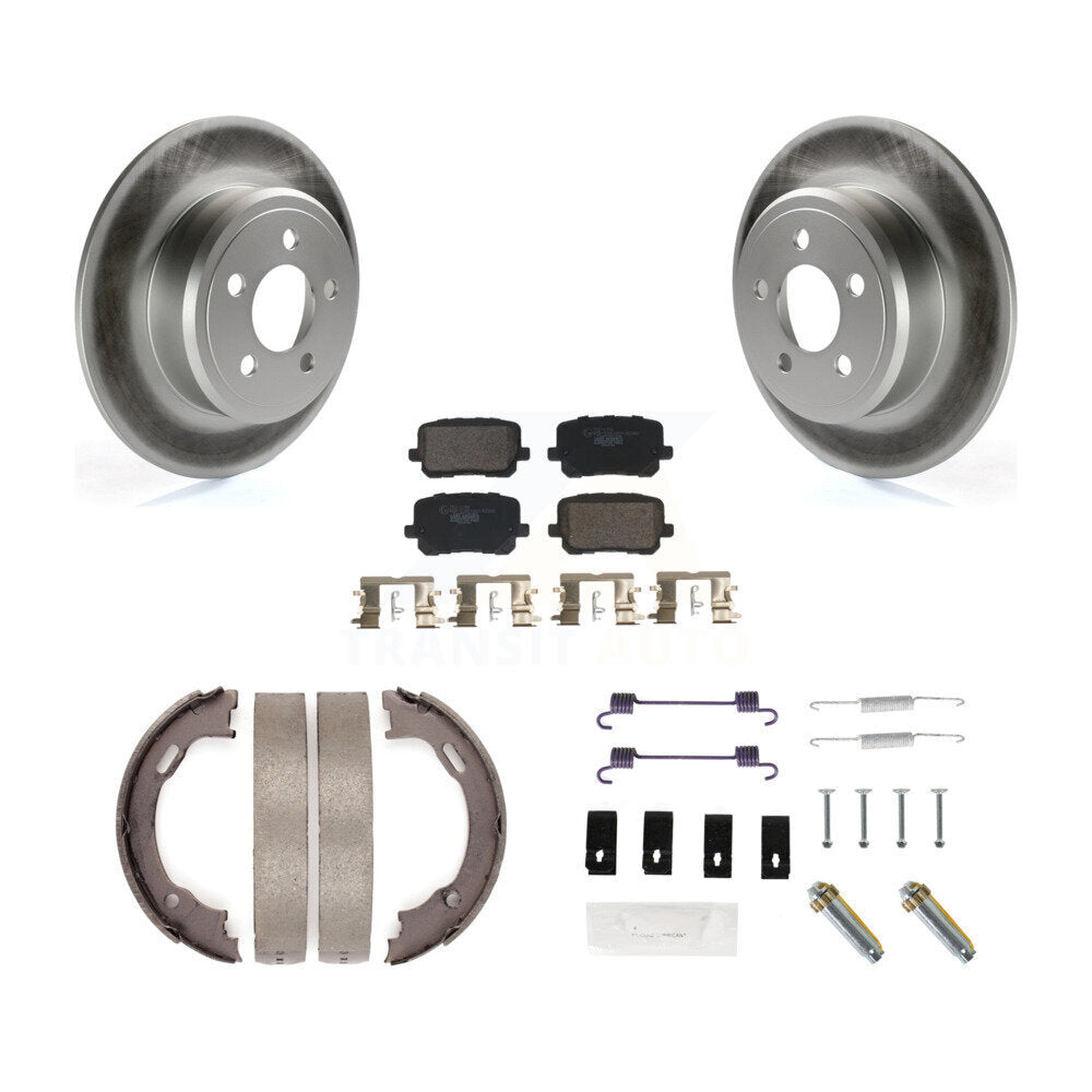 Coated Disc Rotors and Ceramic Brake Pads Kit-KGT-103977 - Kit.bestparts.ca