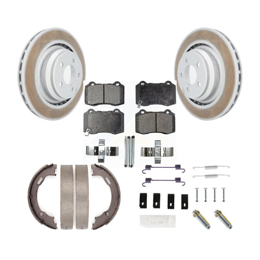 Coated Disc Rotors and Ceramic Brake Pads Kit-KGT-103983 - Kit.bestparts.ca