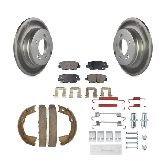 Coated Disc Rotors and Ceramic Brake Pads Kit-KGT-103989 - Kit.bestparts.ca