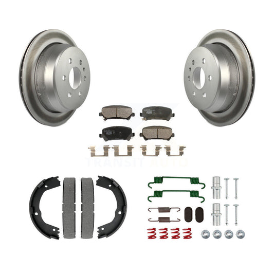 Coated Disc Rotors and Ceramic Brake Pads Kit-KGT-104046 - Kit.bestparts.ca