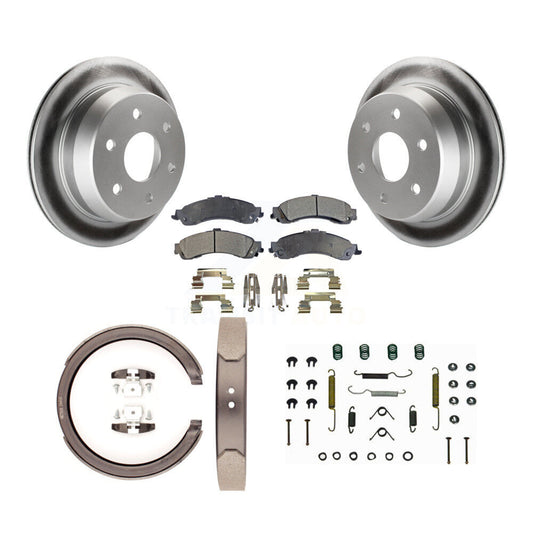 Coated Disc Rotors and Ceramic Brake Pads Kit-KGT-104076 - Kit.bestparts.ca