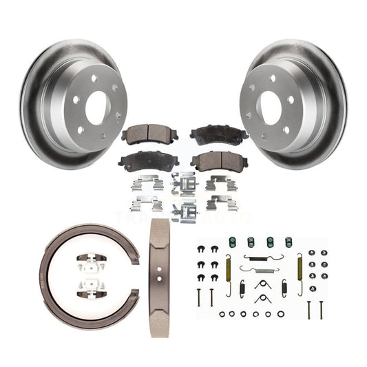 Coated Disc Rotors and Ceramic Brake Pads Kit-KGT-104137 - Kit.bestparts.ca