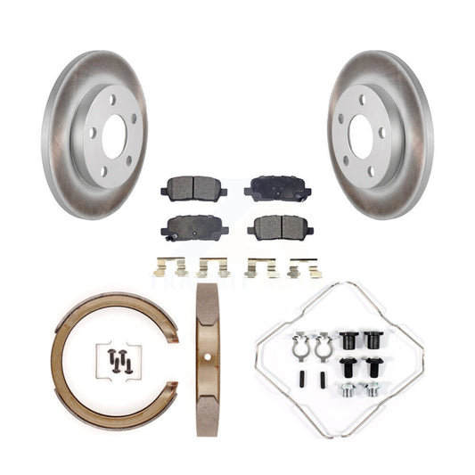 Coated Disc Rotors and Ceramic Brake Pads Kit-KGT-104146 - Kit.bestparts.ca
