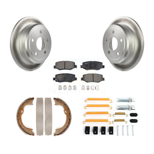 Coated Disc Rotors and Ceramic Brake Pads Kit-KGT-104163 - Kit.bestparts.ca