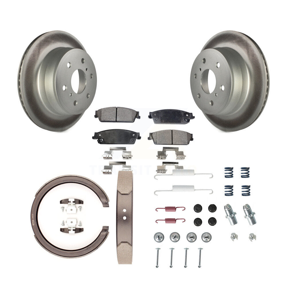 Coated Disc Rotors and Ceramic Brake Pads Kit-KGT-104165 - Kit.bestparts.ca