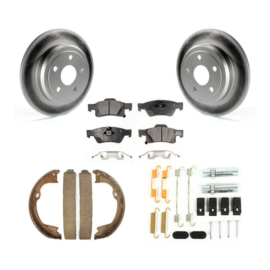 Coated Disc Rotors and Ceramic Brake Pads Kit-KGT-104172 - Kit.bestparts.ca