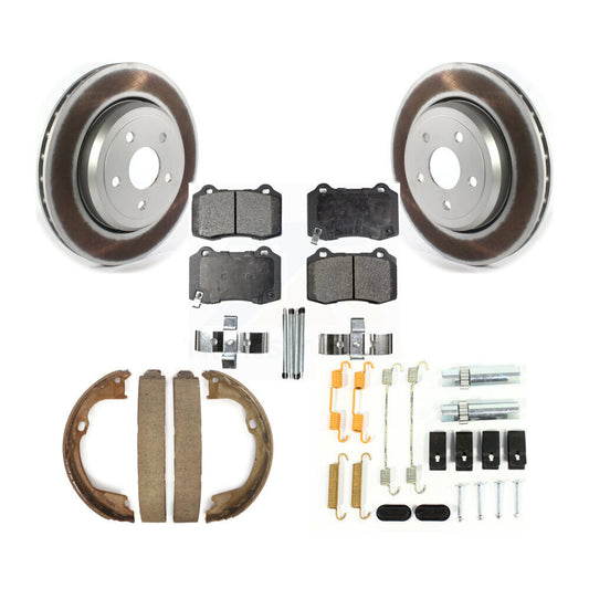 Coated Disc Rotors and Ceramic Brake Pads Kit-KGT-104174 - Kit.bestparts.ca