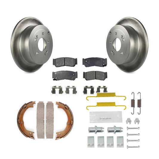 Coated Disc Rotors and Ceramic Brake Pads Kit-KGT-104185 - Kit.bestparts.ca