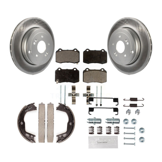coated disc rotors and ceramic brake pads-kgt-104208 - Kit.bestparts.ca