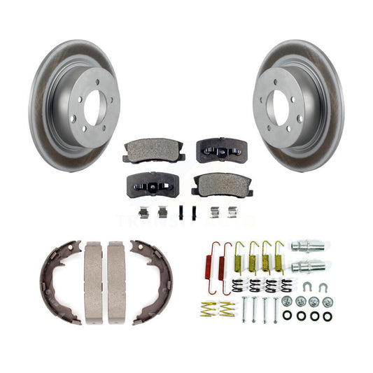 Coated Disc Rotors and Ceramic Brake Pads Kit-KGT-104225 - Kit.bestparts.ca