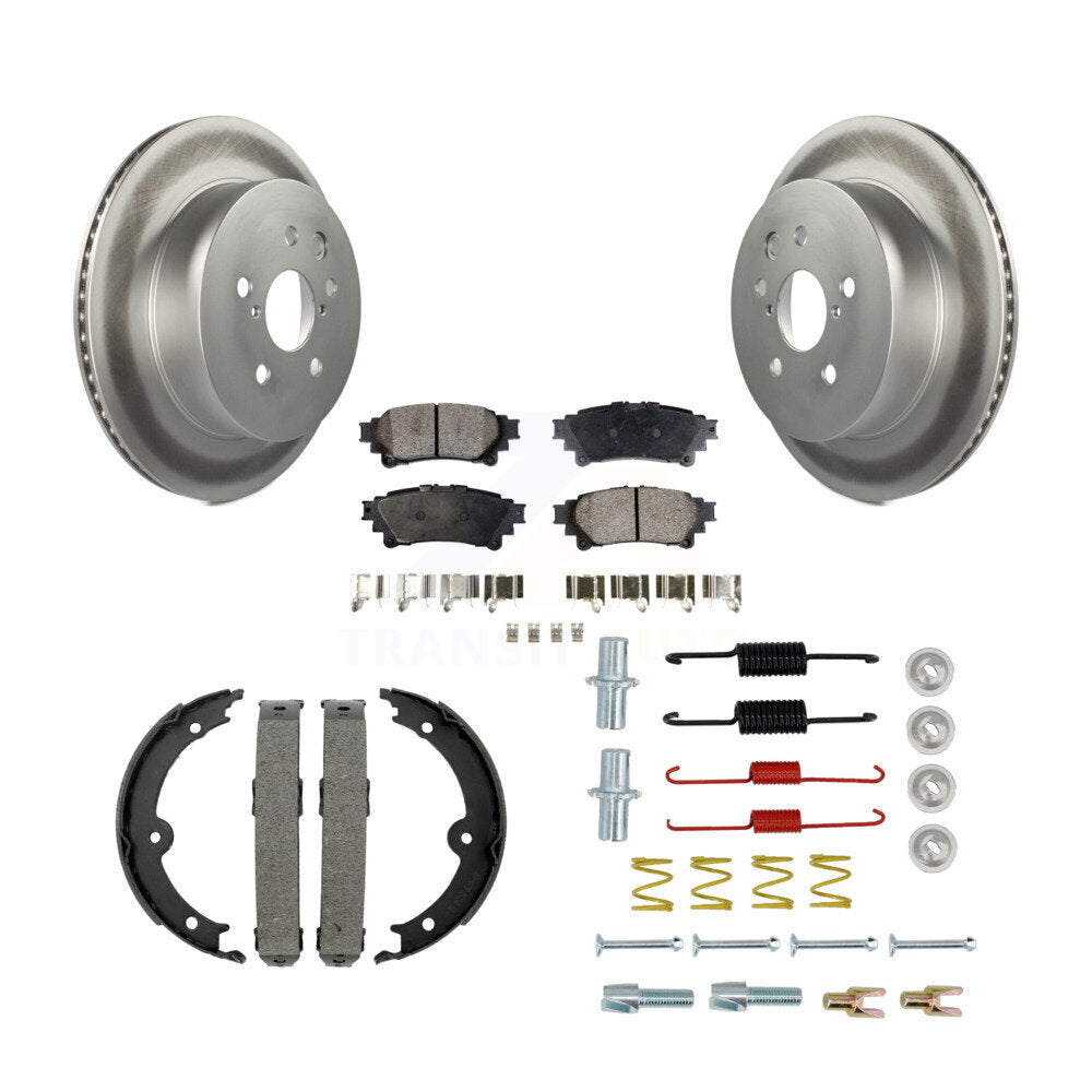 Coated Disc Rotors and Ceramic Brake Pads Kit-KGT-104285 - Kit.bestparts.ca