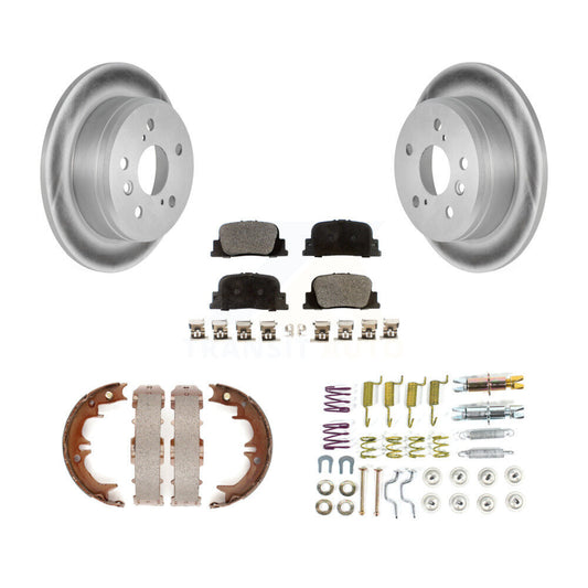 Coated Disc Rotors and Ceramic Brake Pads Kit-KGT-104296 - Kit.bestparts.ca
