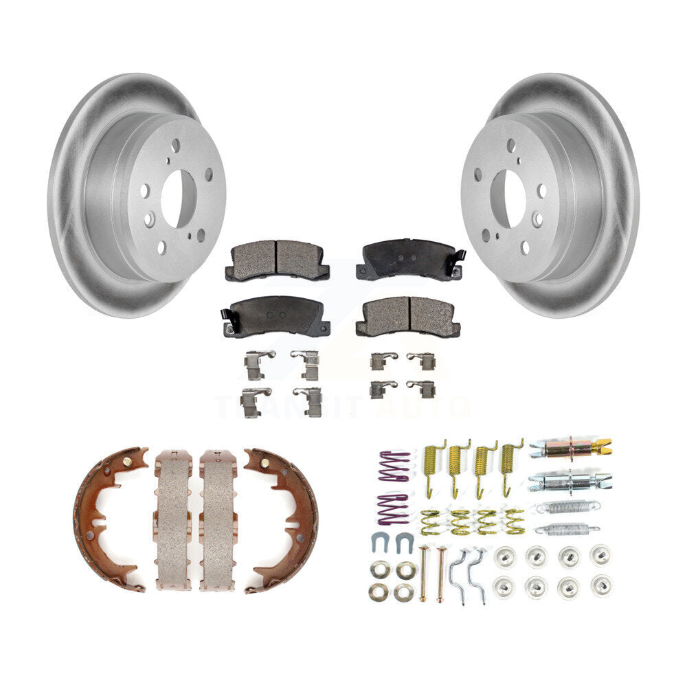 Coated Disc Rotors and Ceramic Brake Pads Kit-KGT-104297 - Kit.bestparts.ca
