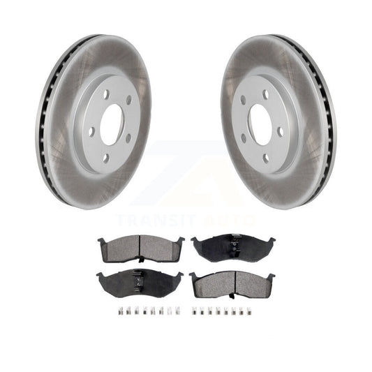 Coated Disc Rotors and Ceramic Brake Pads Kit-KGT-104323 - Kit.bestparts.ca