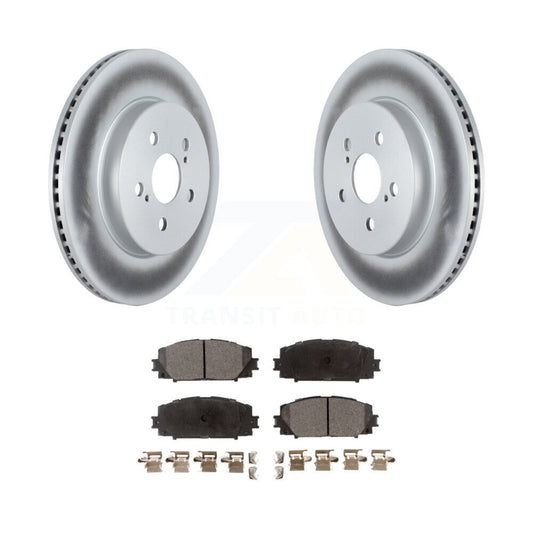 Coated Disc Rotors and Ceramic Brake Pads Kit-KGT-104332 - Kit.bestparts.ca