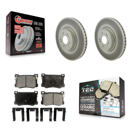 Disc Rotors and Ceramic Brake Pads Kit-KGT-104334