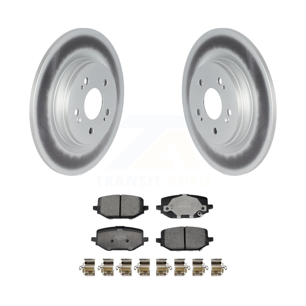 Coated Disc Rotors and Ceramic Brake Pads Kit-KGT-104355 - Kit.bestparts.ca