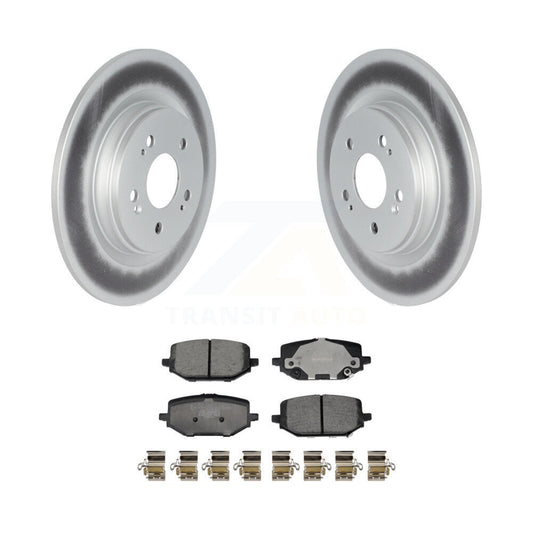 Coated Disc Rotors and Ceramic Brake Pads Kit-KGT-104355 - Kit.bestparts.ca