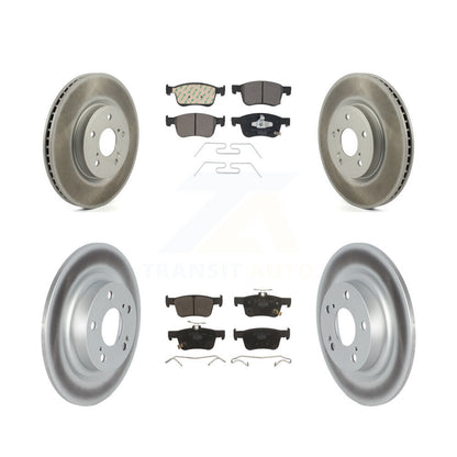 Coated Disc Rotors and Ceramic Brake Pads Kit-KGT-104370 - Kit.bestparts.ca