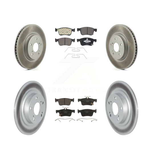 Coated Disc Rotors and Ceramic Brake Pads Kit-KGT-104370 - Kit.bestparts.ca