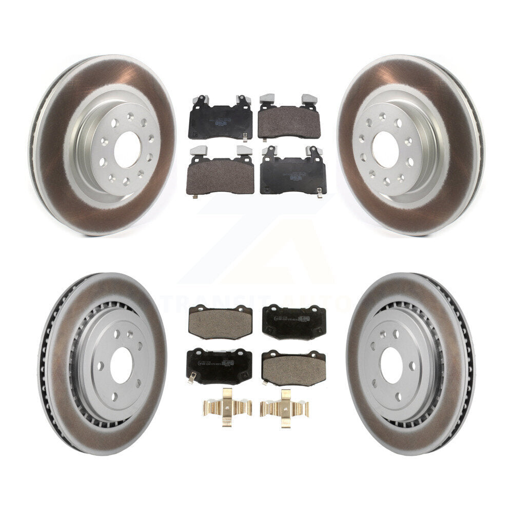 Coated Disc Rotors and Ceramic Brake Pads Kit-KGT-104375 Kit.bestparts.ca