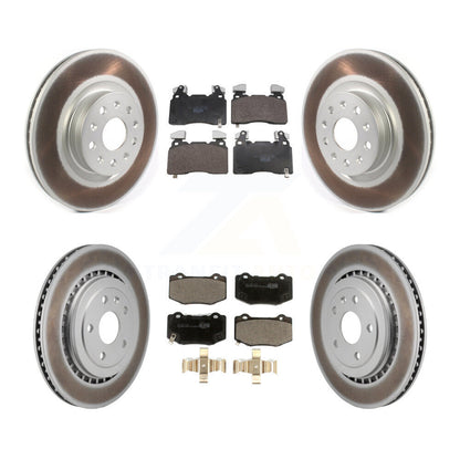 Coated Disc Rotors and Ceramic Brake Pads Kit-KGT-104375