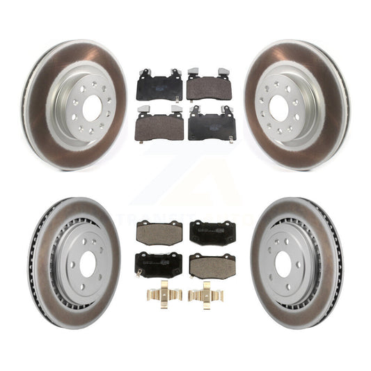 Coated Disc Rotors and Ceramic Brake Pads Kit-KGT-104375