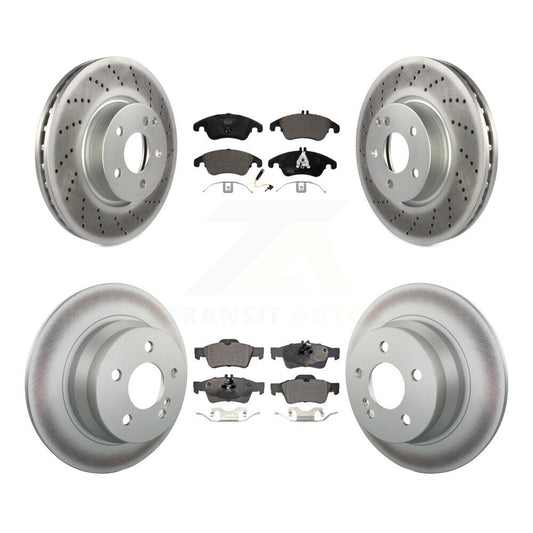 Coated Disc Rotors and Ceramic Brake Pads Kit-KGT-104398