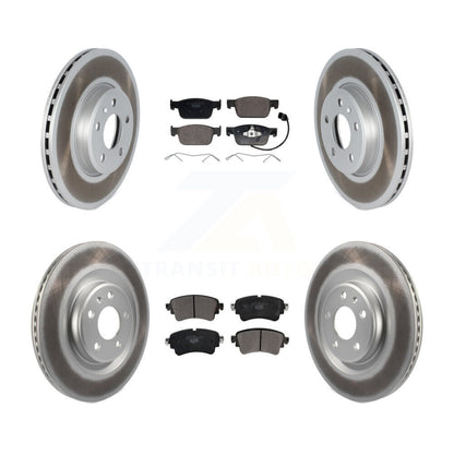 Coated Disc Rotors and Ceramic Brake Pads Kit-KGT-104414