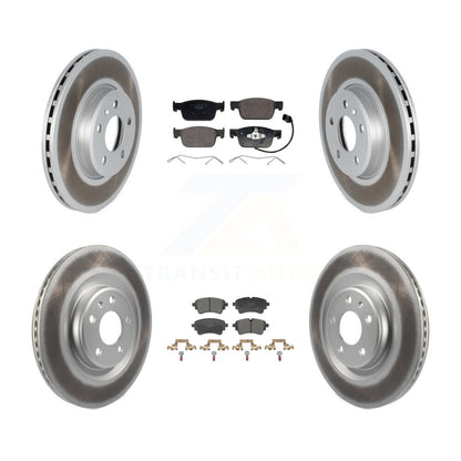 Coated Disc Rotors and Ceramic Brake Pads Kit-KGT-104415