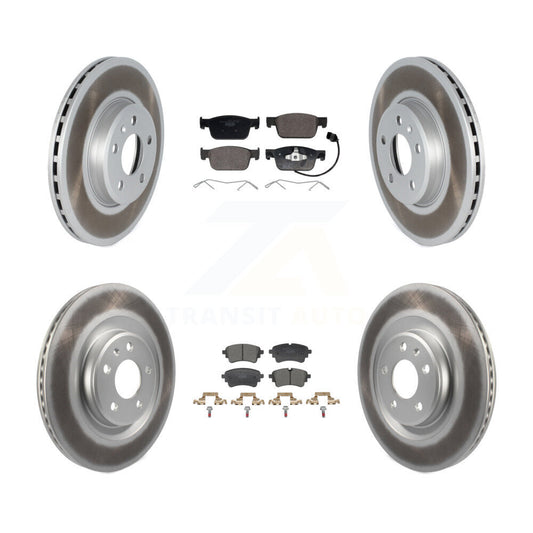 Coated Disc Rotors and Ceramic Brake Pads Kit-KGT-104415
