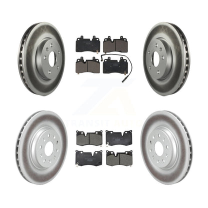 Coated Disc Rotors and Ceramic Brake Pads Kit-KGT-104418