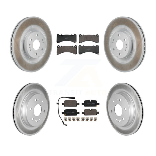 Coated Disc Rotors and Ceramic Brake Pads Kit-KGT-104422