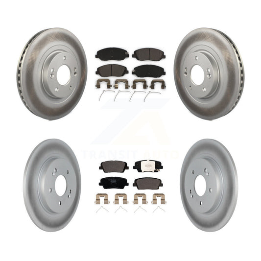 Coated Disc Rotors and Ceramic Brake Pads Kit-KGT-104423