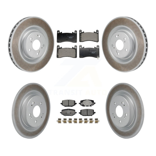 Disc Rotors and Ceramic Brake Pads Kit-KGT-104425