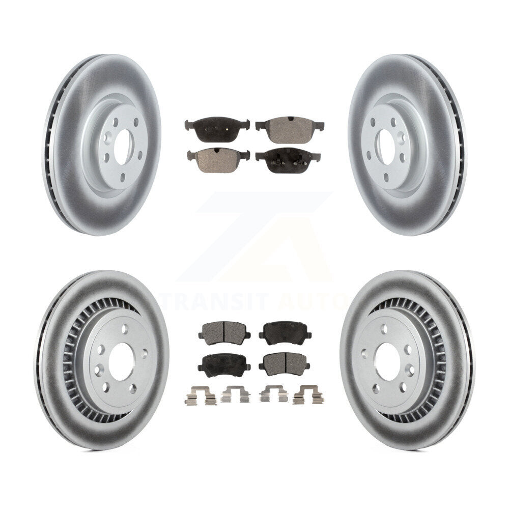 Coated Disc Rotors and Ceramic Brake Pads Kit-KGT-104430 Kit.bestparts.ca