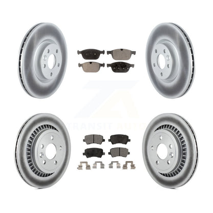Coated Disc Rotors and Ceramic Brake Pads Kit-KGT-104430