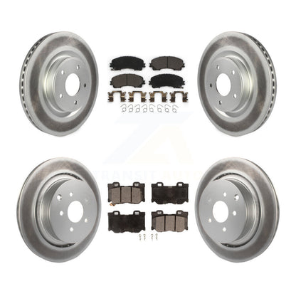 Disc Rotors and Ceramic Brake Pads Kit-KGT-104431