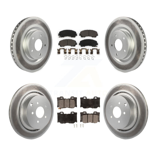 Disc Rotors and Ceramic Brake Pads Kit-KGT-104431