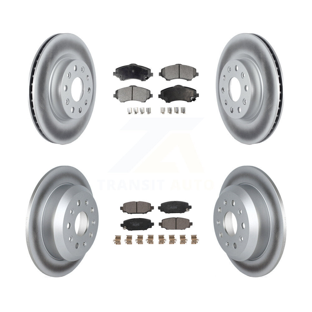 Disc Rotors and Ceramic Brake Pads Kit-KGT-104434