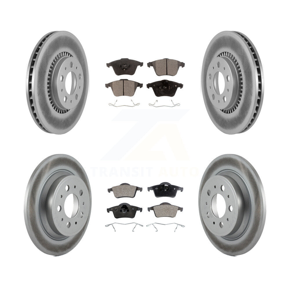 Disc Rotors and Ceramic Brake Pads Kit-KGT-104441