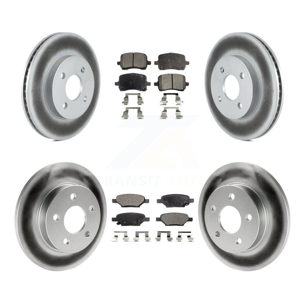 Disc Rotors and Ceramic Brake Pads Kit-KGT-104445 Kit.bestparts.ca