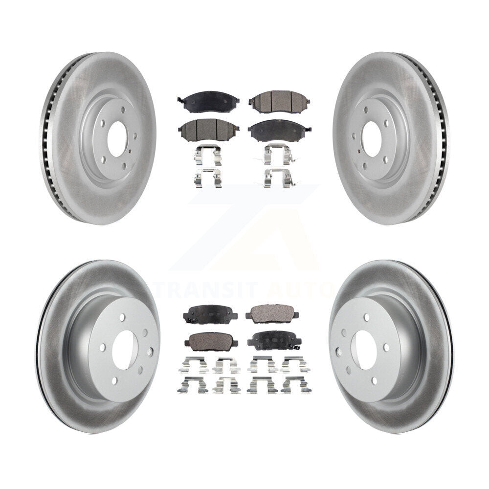 Disc Rotors and Ceramic Brake Pads Kit-KGT-104451
