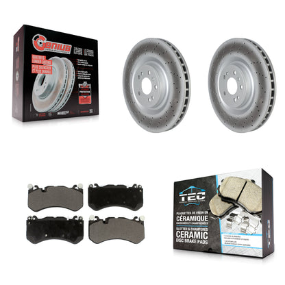 Disc Rotors and Ceramic Brake Pads Kit-KGT-104471