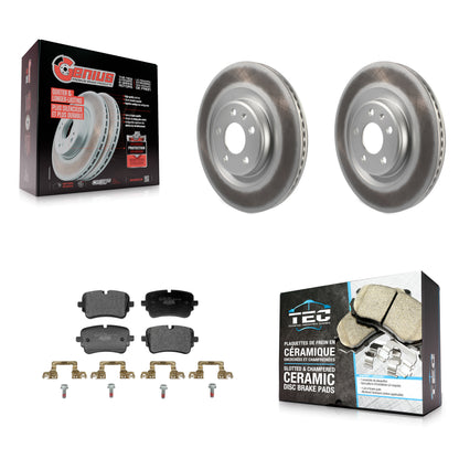 Coated Disc Rotors and Ceramic Brake Pads Kit-KGT-104490