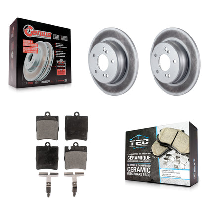 Coated Disc Rotors and Ceramic Brake Pads Kit-KGT-104492