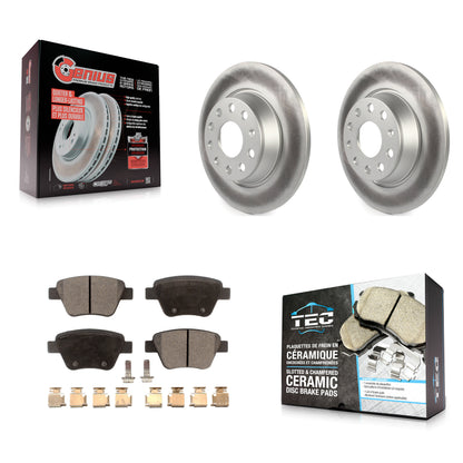 Coated Disc Rotors and Ceramic Brake Pads Kit-KGT-104500