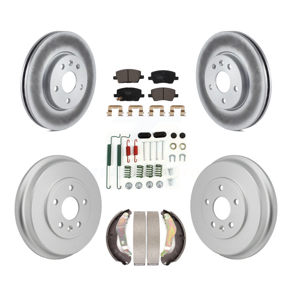 Coated Disc Rotors and Ceramic Brake Pads Kit-KGT-104501 Kit.bestparts.ca