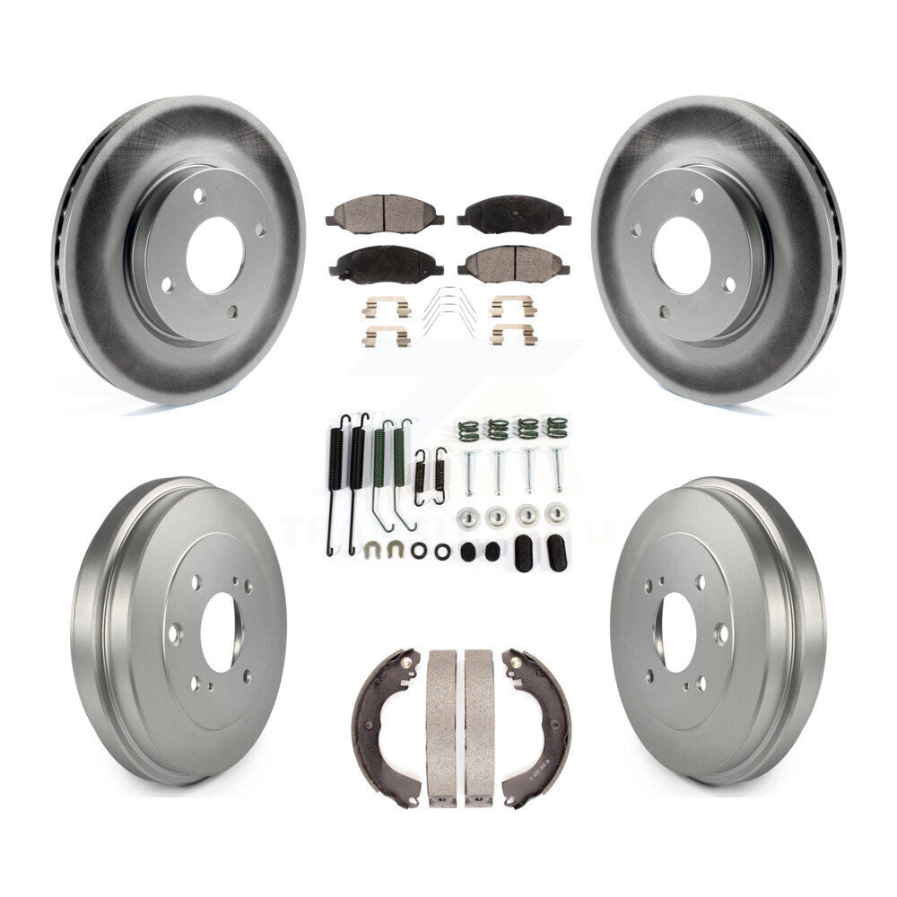Coated Disc Rotors and Ceramic Brake Pads Kit-KGT-104505 Kit.bestparts.ca