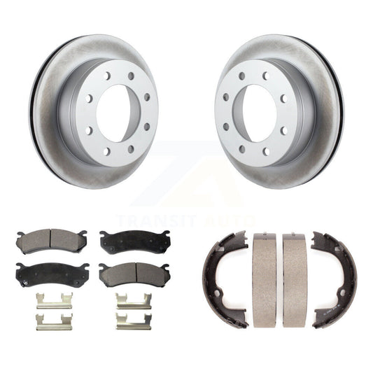 Coated Disc Rotors and Ceramic Brake Pads Kit-KGT-104515